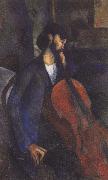 Amedeo Modigliani The Cellist (mk39) France oil painting artist